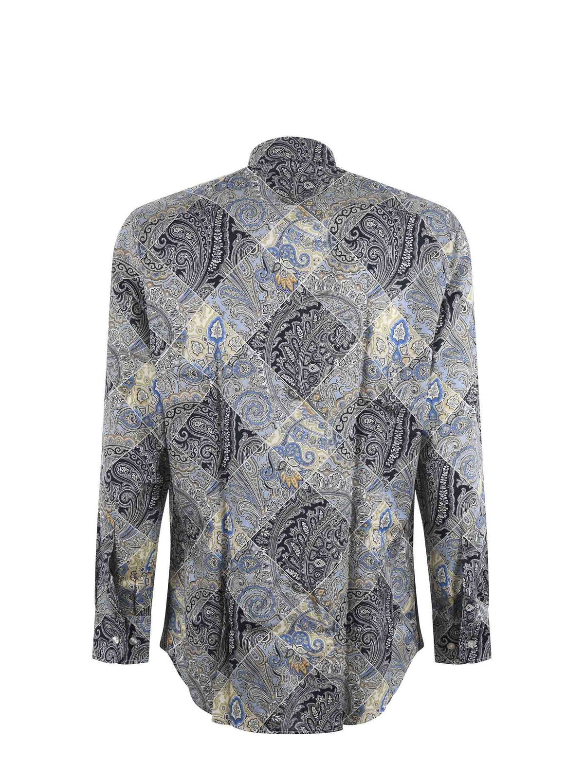 ETRO Shirts MRIB0001 99SA5C8-X0883 Blue/yellow