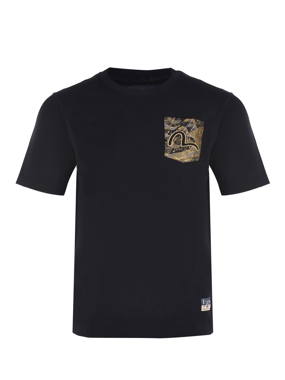 EVISU T-shirt TS7067 BLACK Black