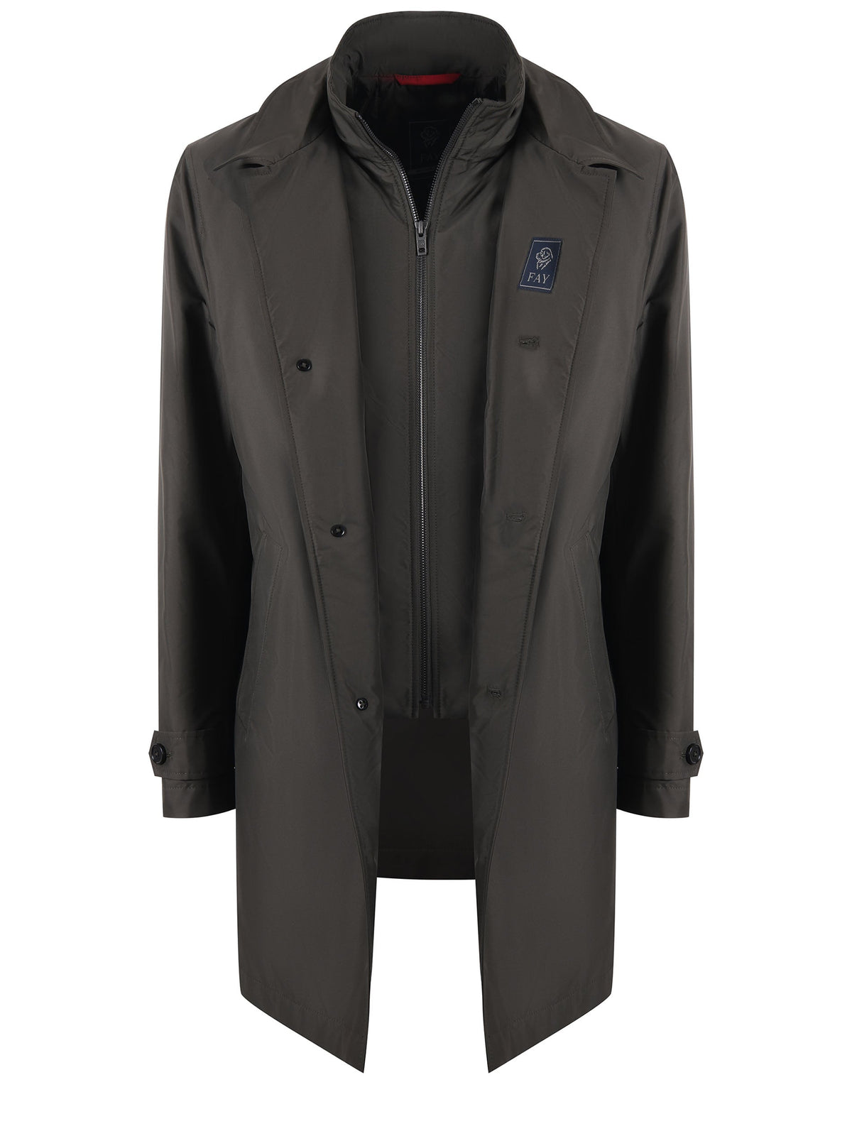 FAY Jackets NAM62490160 AXXV801 Grey/Green