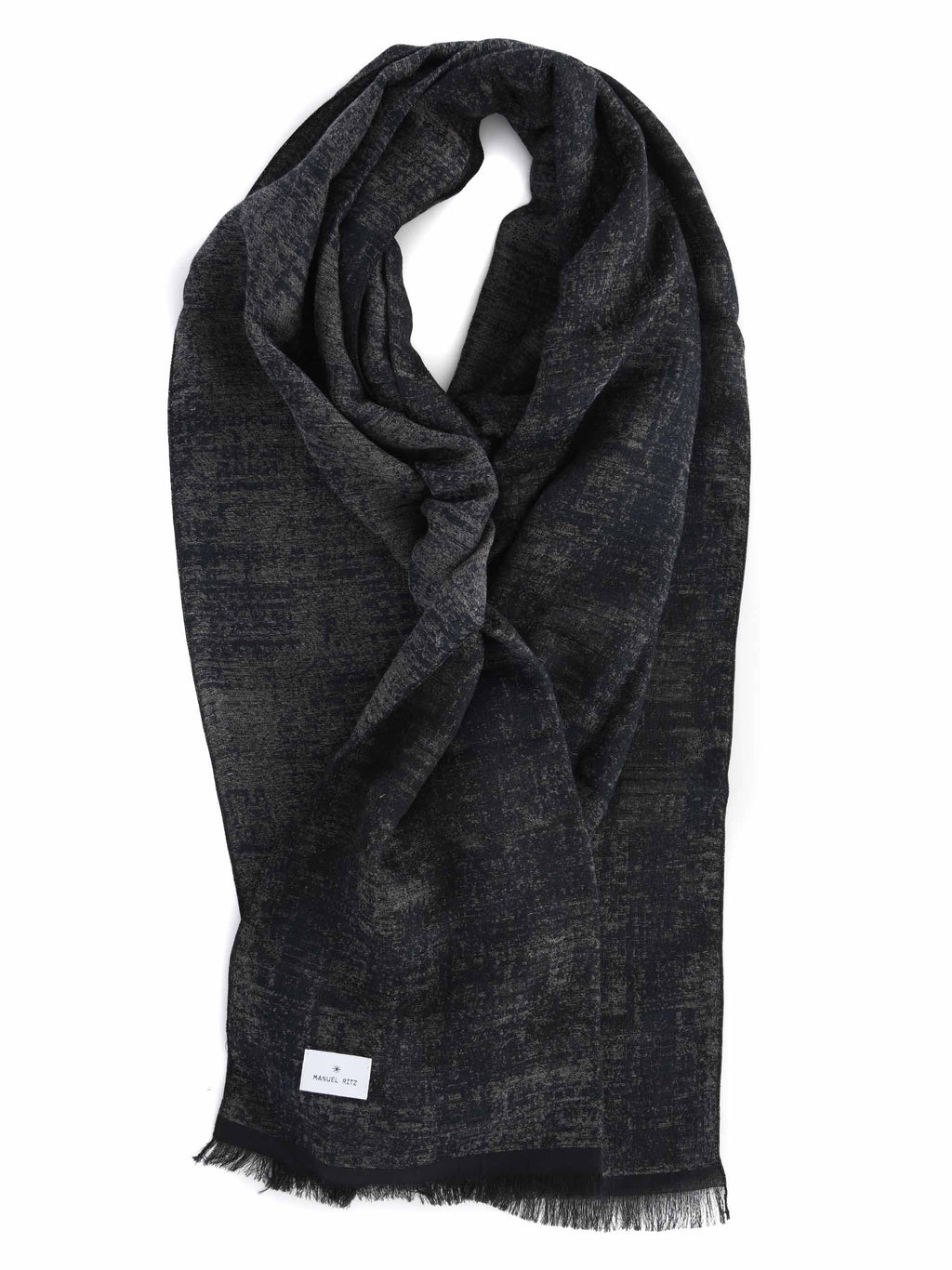 MANUEL RITZ Scarves S7109 243881-30 Blue/beige