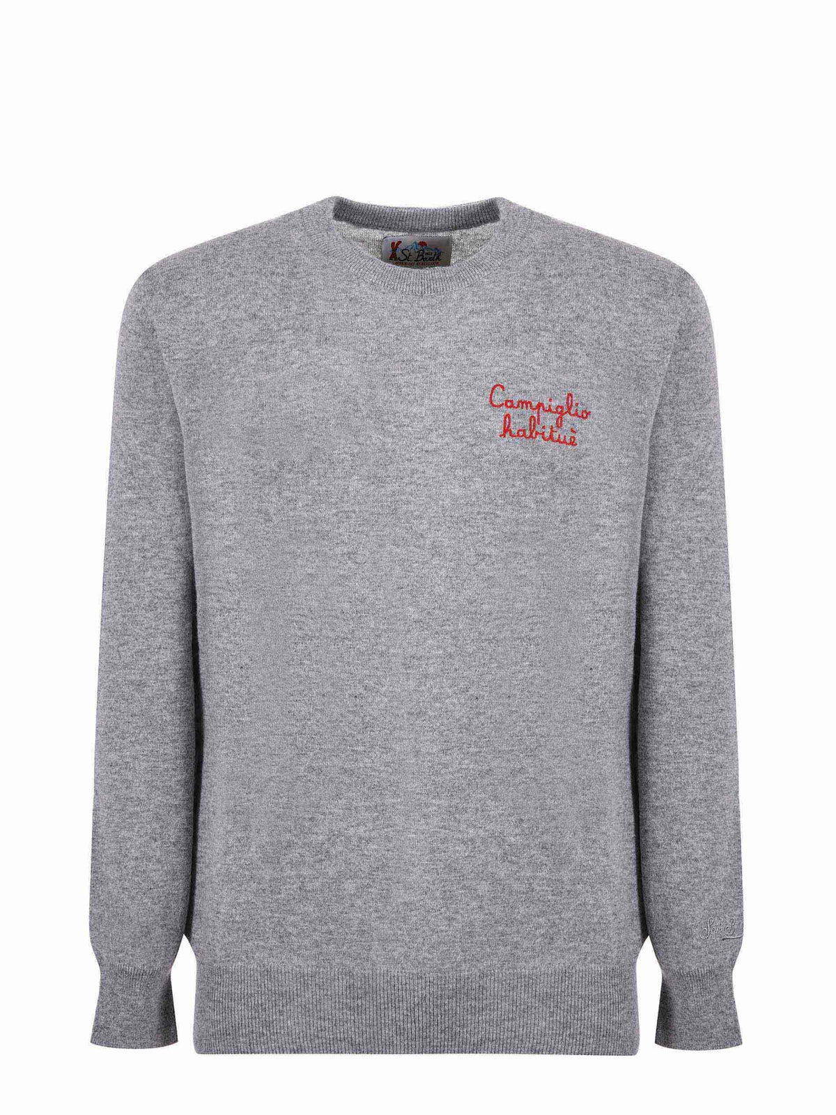 MC2 SAINT BARTH Sweaters HERON LIGHT 03419G Melange grey
