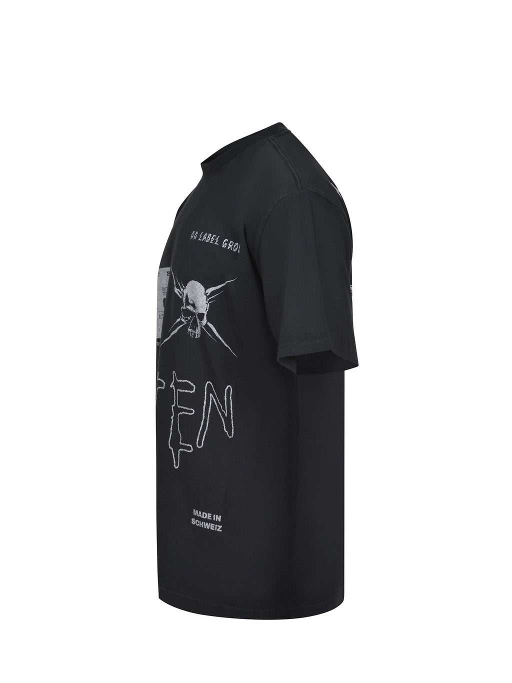 44 LABEL GROUP T-shirt B0030556 FA673-P685 Black