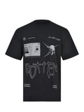 44 LABEL GROUP T-shirt B0030556 FA673-P685 Black