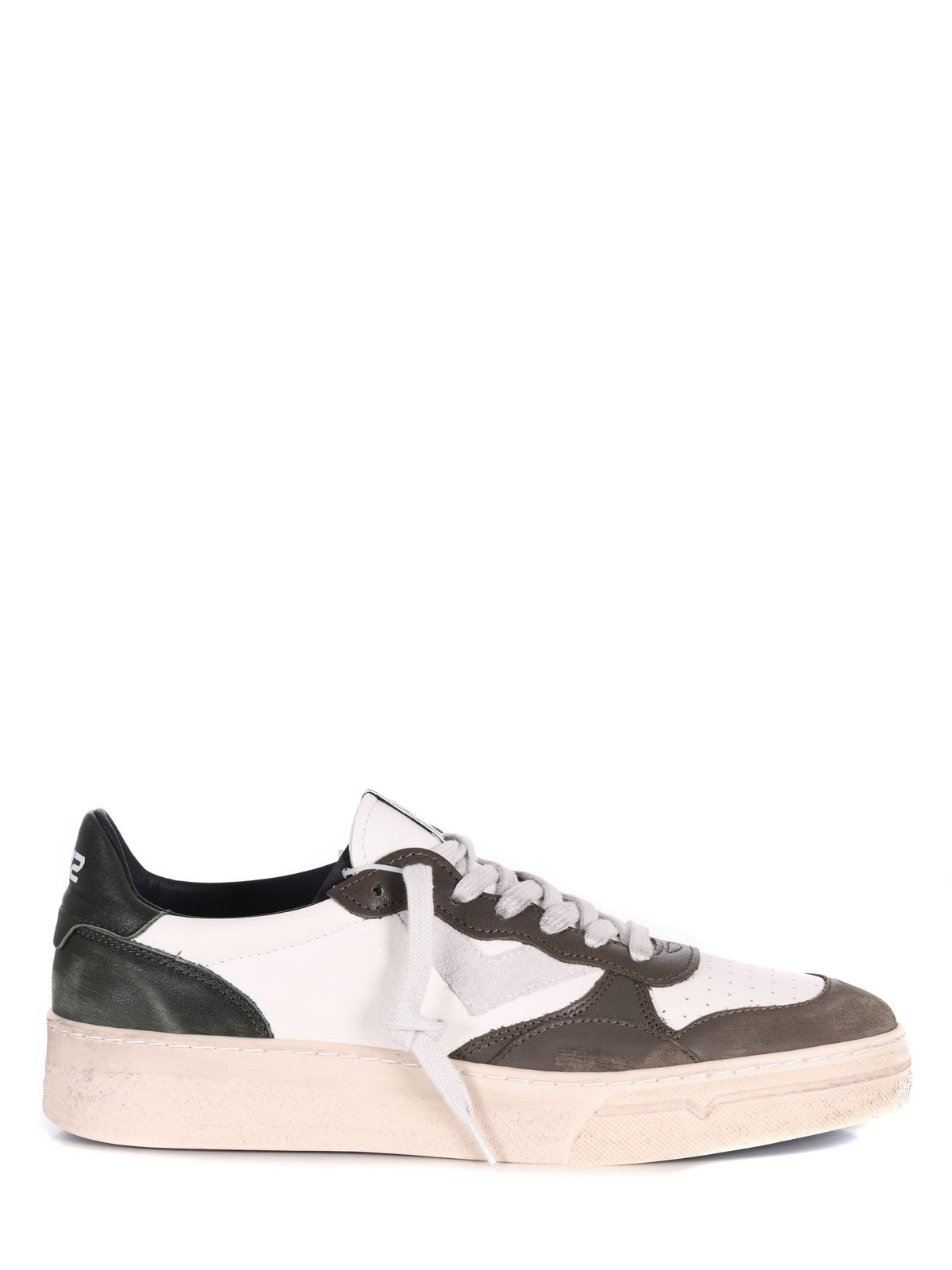 4B12 Sneakers HYPER U116 White/military green
