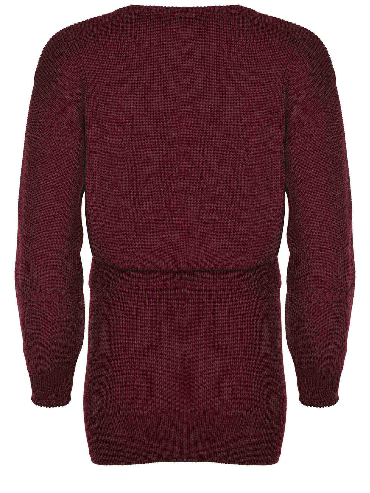 A PAPER KID Apparel F5PKWODR088 403 Burgundy