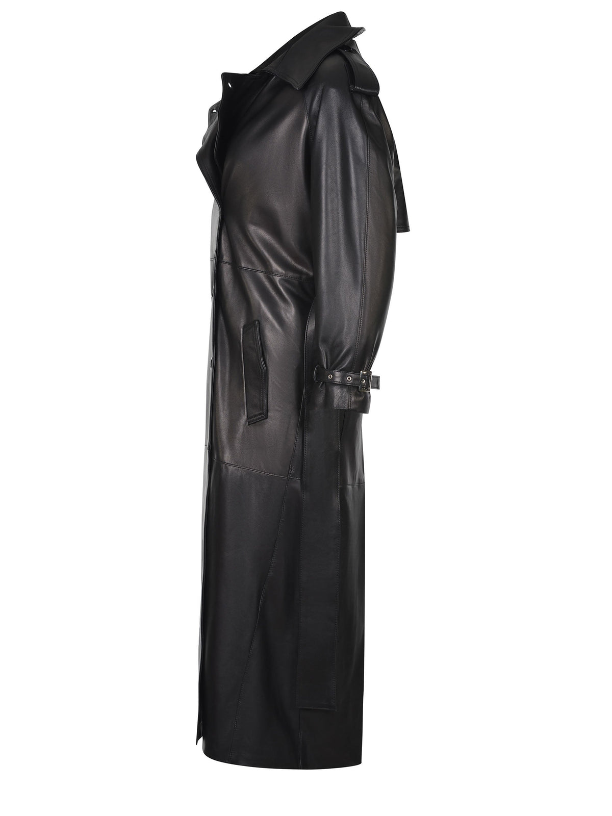 ALESSANDRA GRIMOLDI Jackets BLACK TRENCH Black