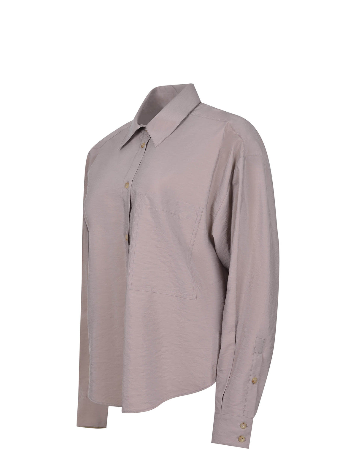 ALYSI Shirts 165247 A5219-FUME Mud