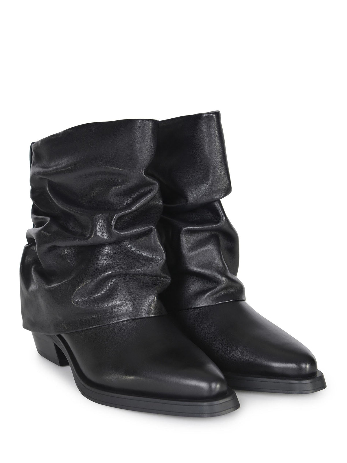 ASH Boots LOREN01 SOFT MUSTANG BLACK Black