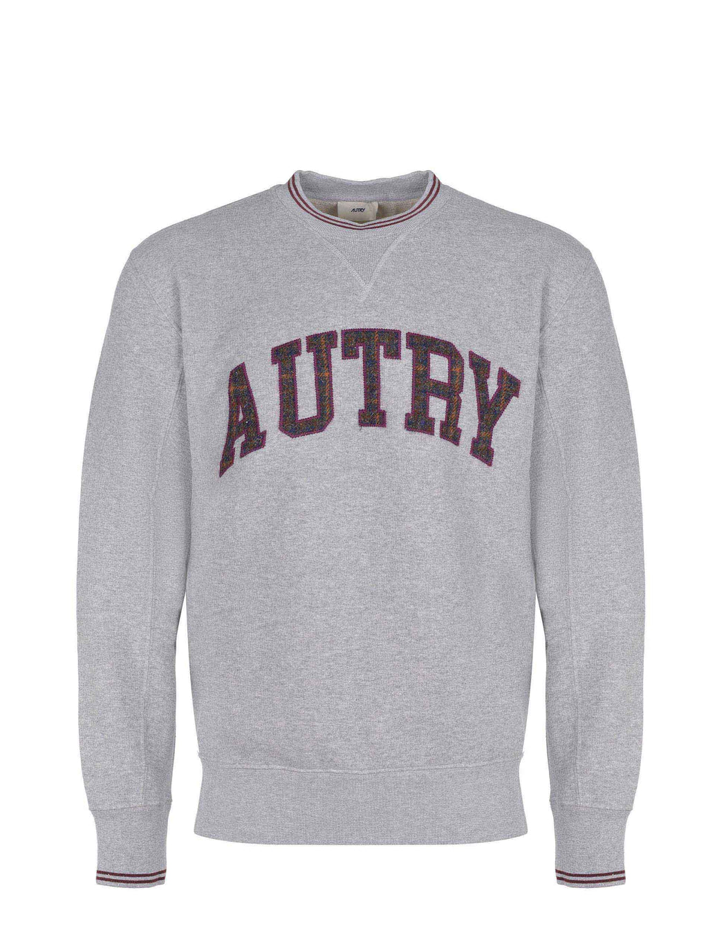 AUTRY Sweatshirts SWPM U4HQ Grey/burgundy