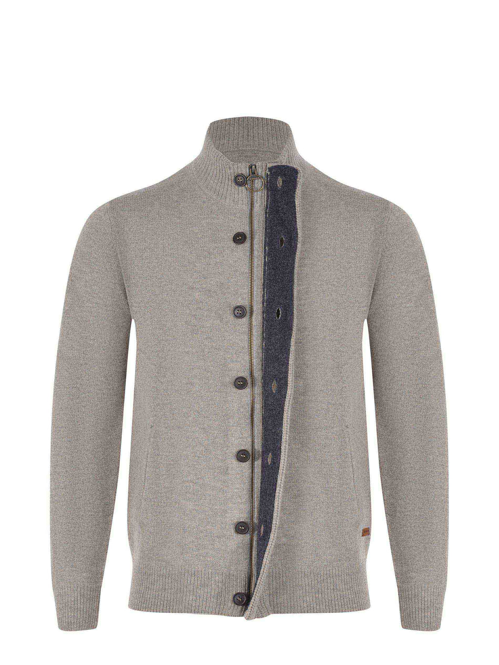 BARBOUR Cardigan MKN0731 ST16 Marl grey