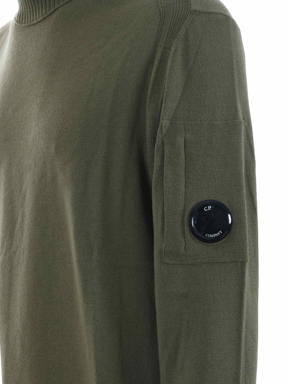 C.P. COMPANY Sweaters CMKN035A 005528A-652 Military Green