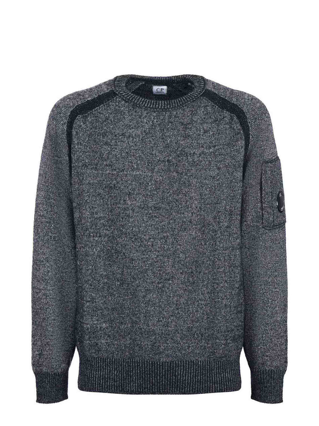 C.P. COMPANY Sweaters CMKN252A 006170A-M97 Anthracite/Black
