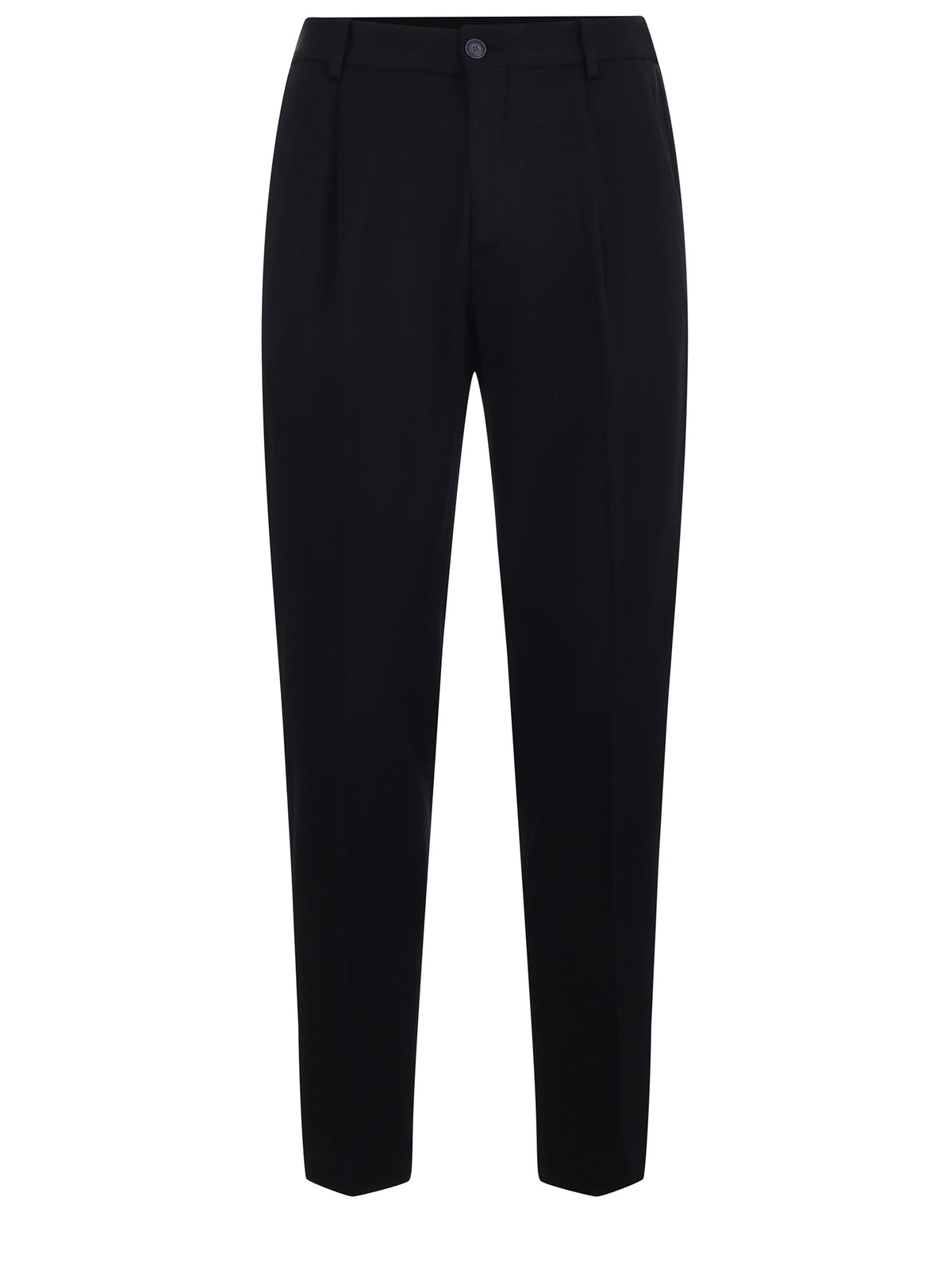D.A. DANIELE ALESSANDRINI Trousers P004 101 Black