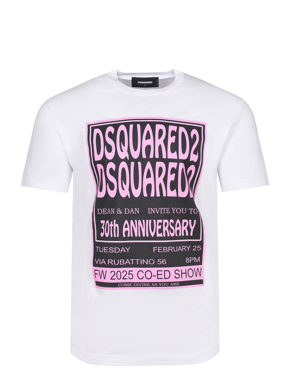 DSQUARED T-shirt S71GD1582 D20020-100 White