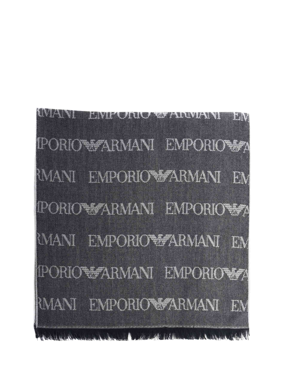 EMPORIO ARMANI Scarves EM004238 AF21541-FB018 Blue/Grey