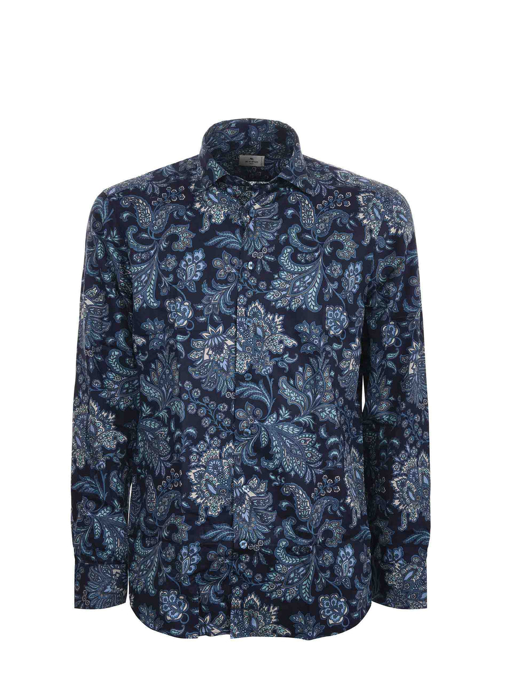 ETRO Shirts MRIB0001 99SA5L8-X0883 Blue/petrol