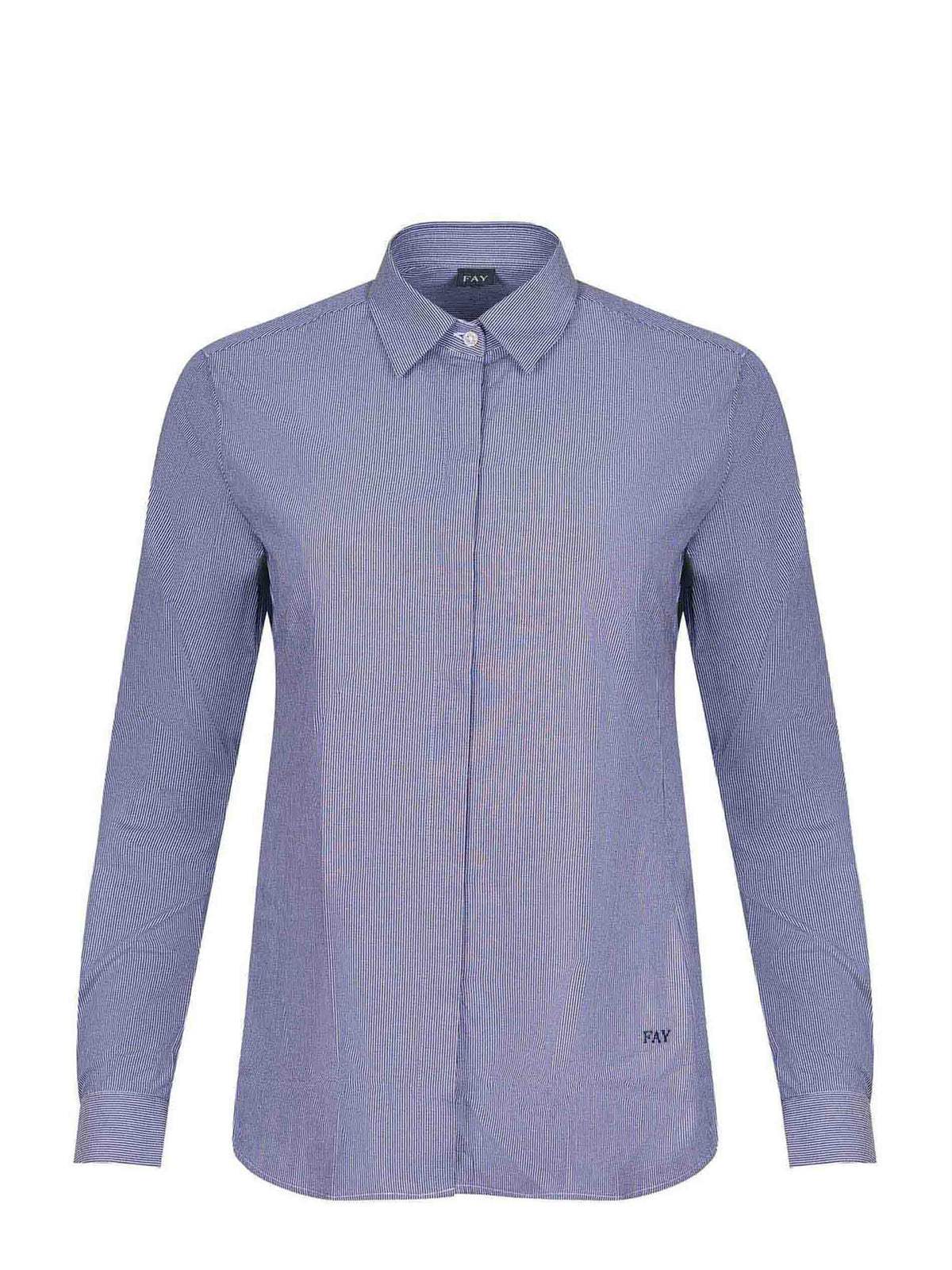 FAY Shirts NCWA1515650 XROU807 Blue