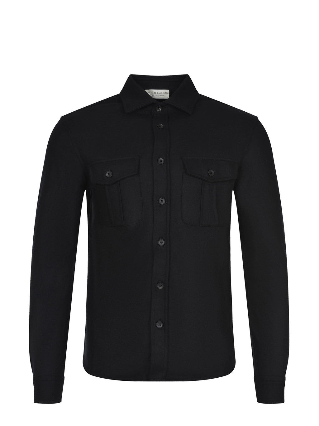 FILIPPO DE LAURENTIS Shirts CAMLMIL WCFELT-990 Black