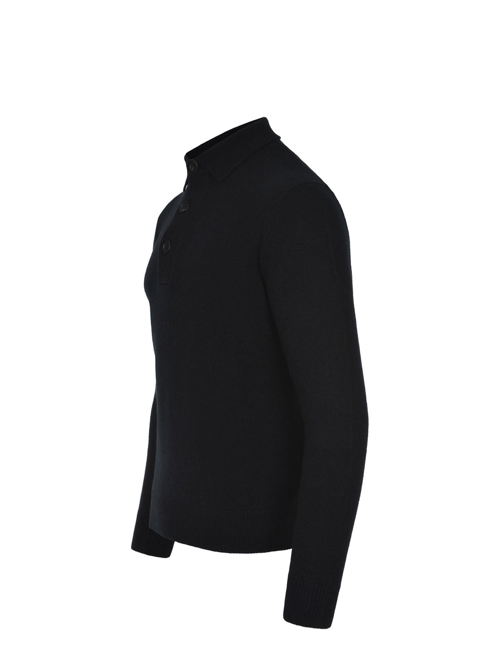 FILIPPO DE LAURENTIS Polo PL3ML WC7R-990 Black