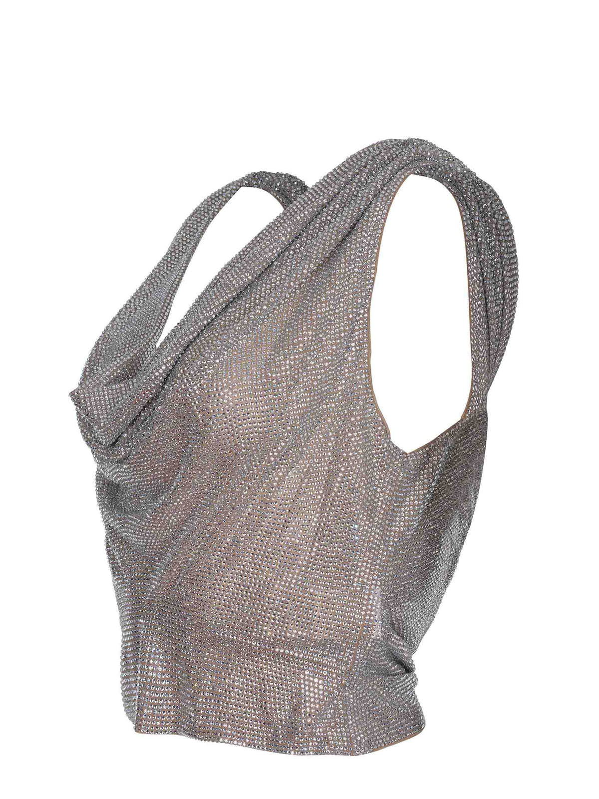 GIUSEPPE DI MORABITO Top TO355FC 05212-21 Rhinestone