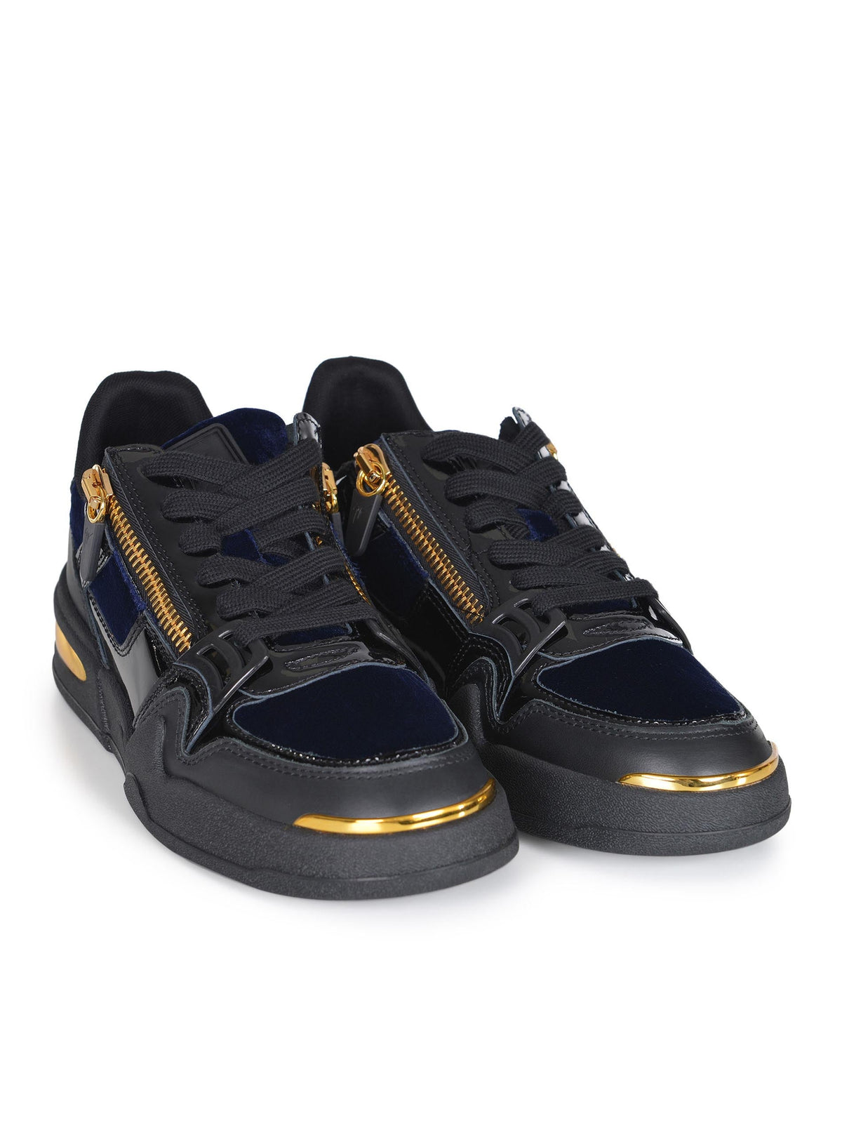 GIUSEPPE ZANOTTI Sneakers RU50026 001 Black/gold/navy