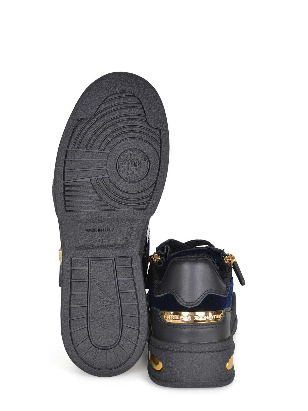 GIUSEPPE ZANOTTI Sneakers RU50026 001 Black/gold/navy