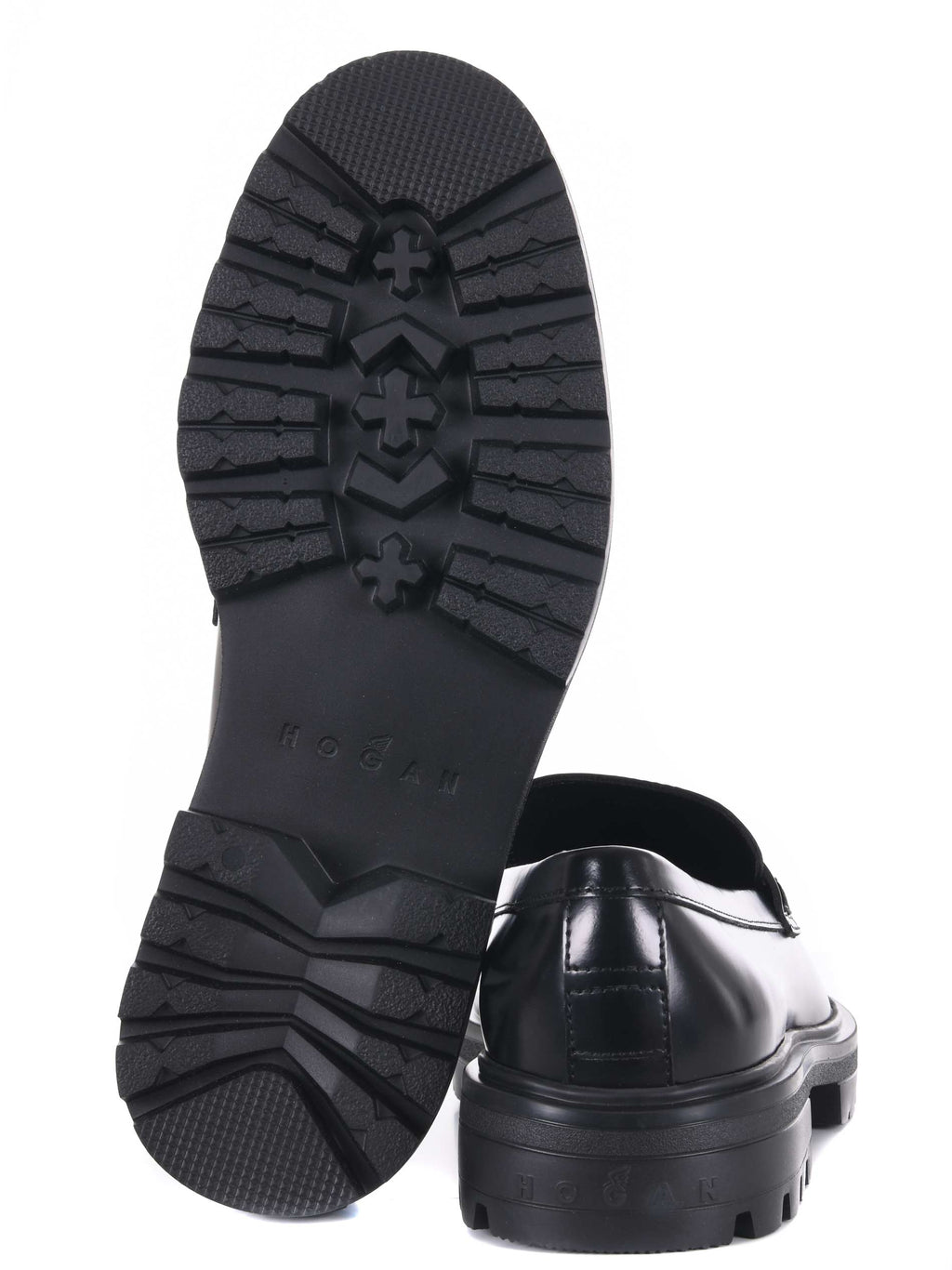 HOGAN Loafers HXM6730FM90 UDWB999 Black