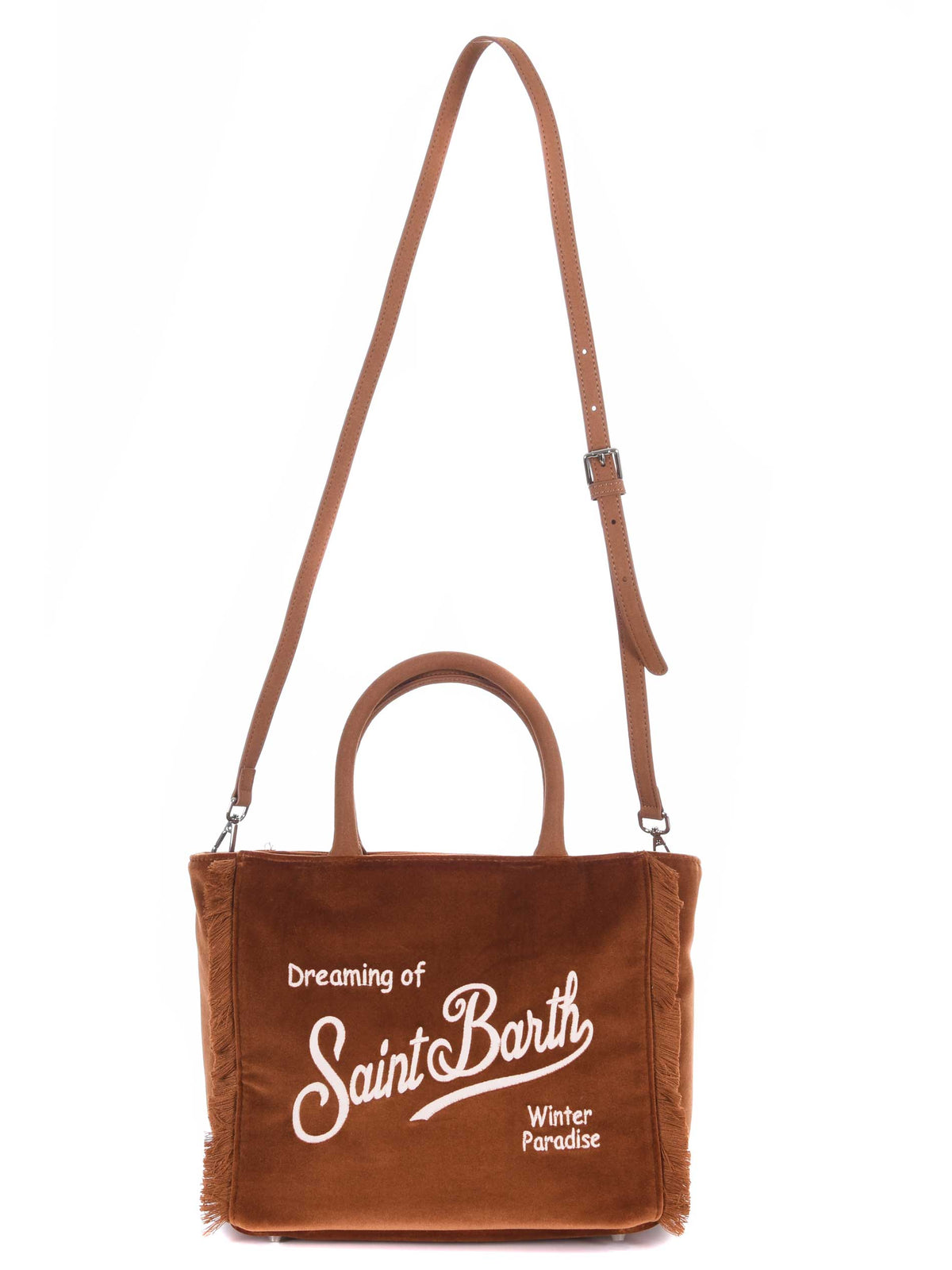 MC2 SAINT BARTH COLETTE VELVET Bags 1042I Caramel