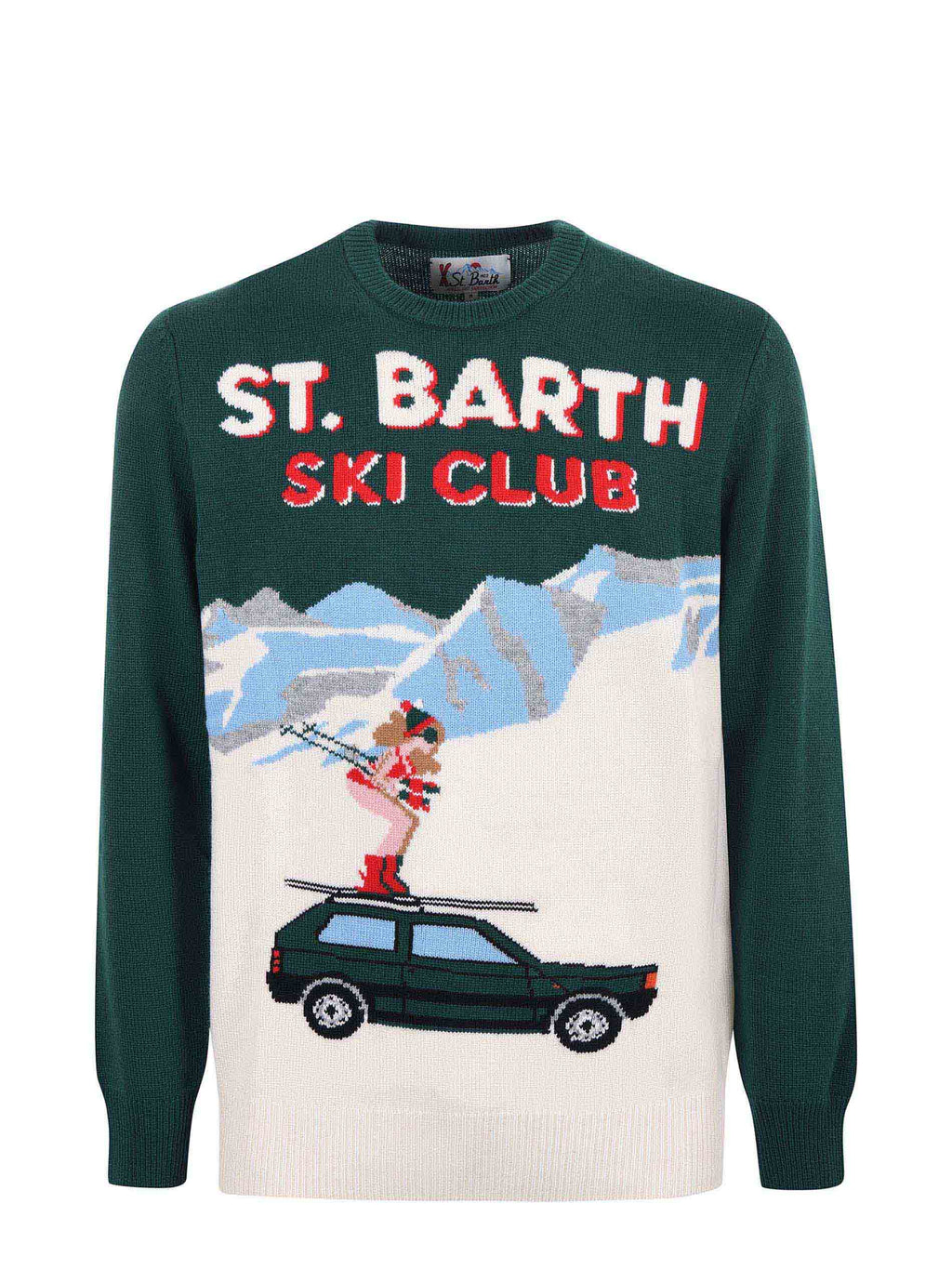 MC2 SAINT BARTH Sweaters HERON C 03332I English green/cream