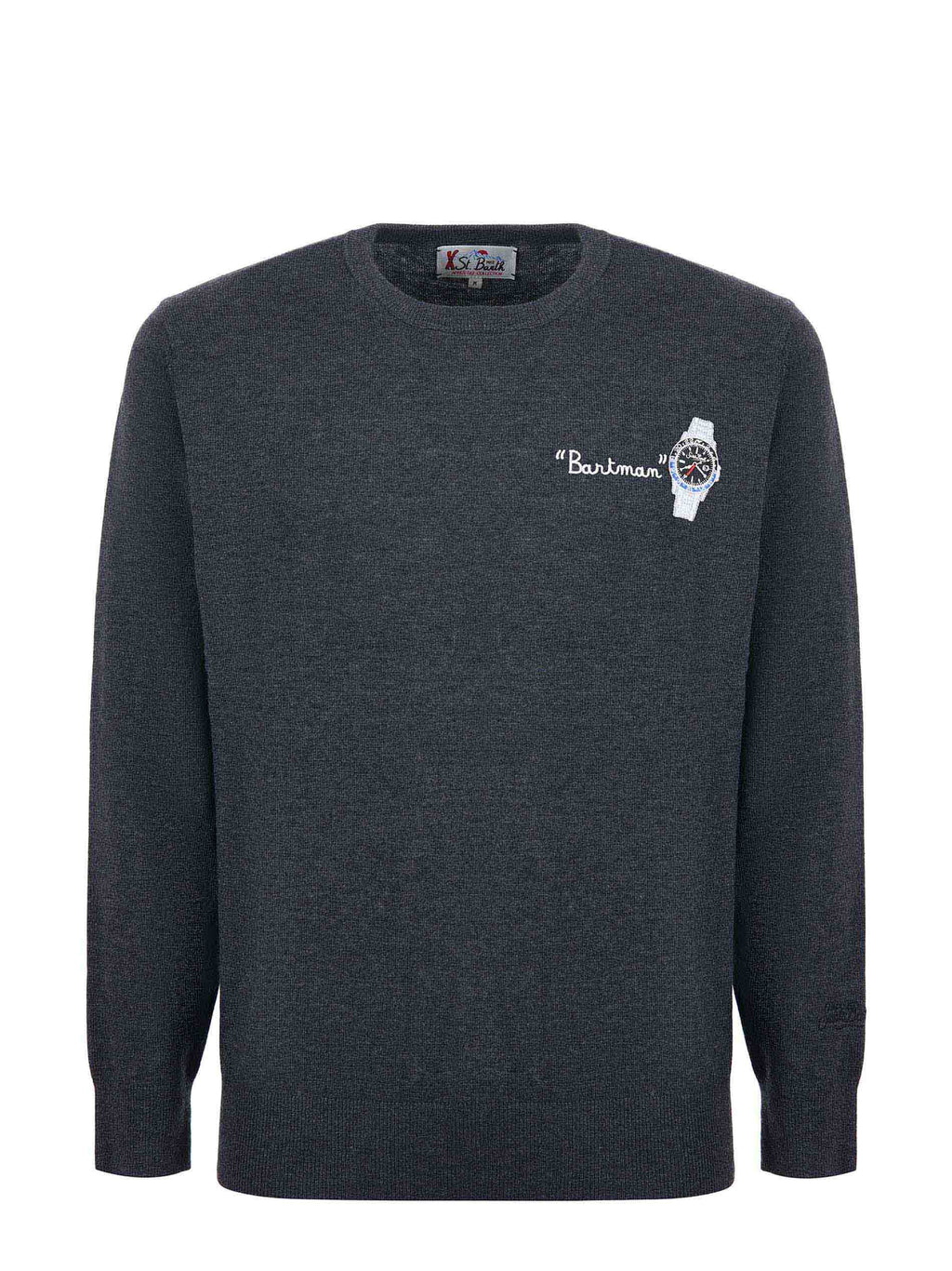 MC2 SAINT BARTH Sweaters HERON LIGHT 03128I Dark grey