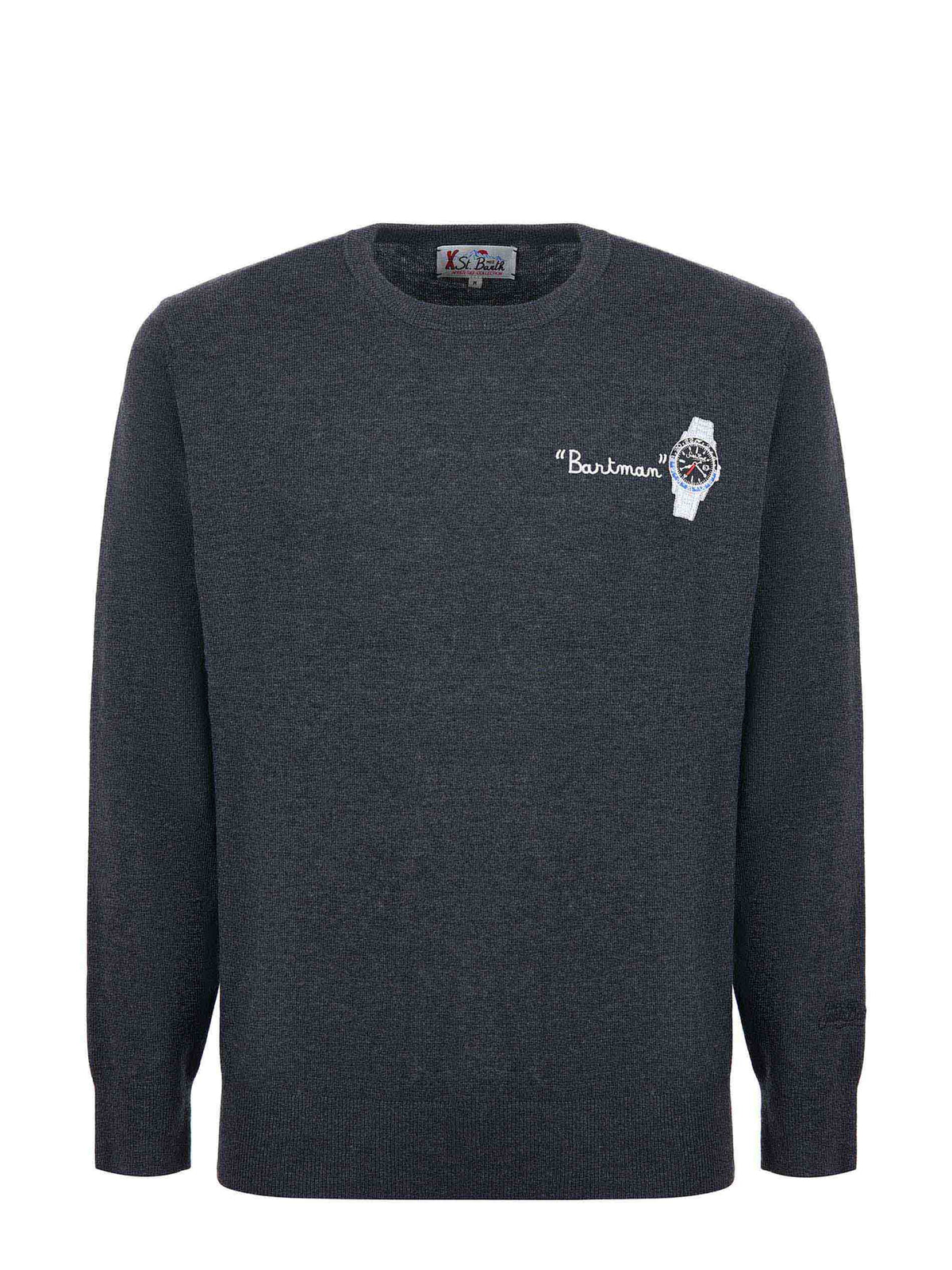 MC2 SAINT BARTH Sweaters HERON LIGHT 03128I Dark grey