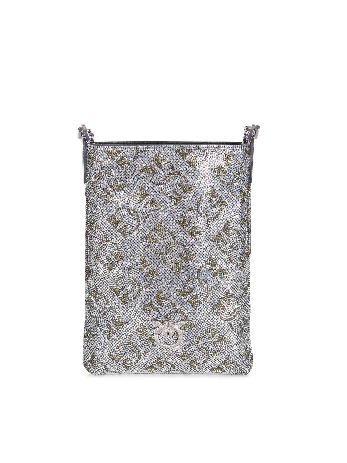 PINKO Cell Phone Holder 105358-A20D ZZFN Silver