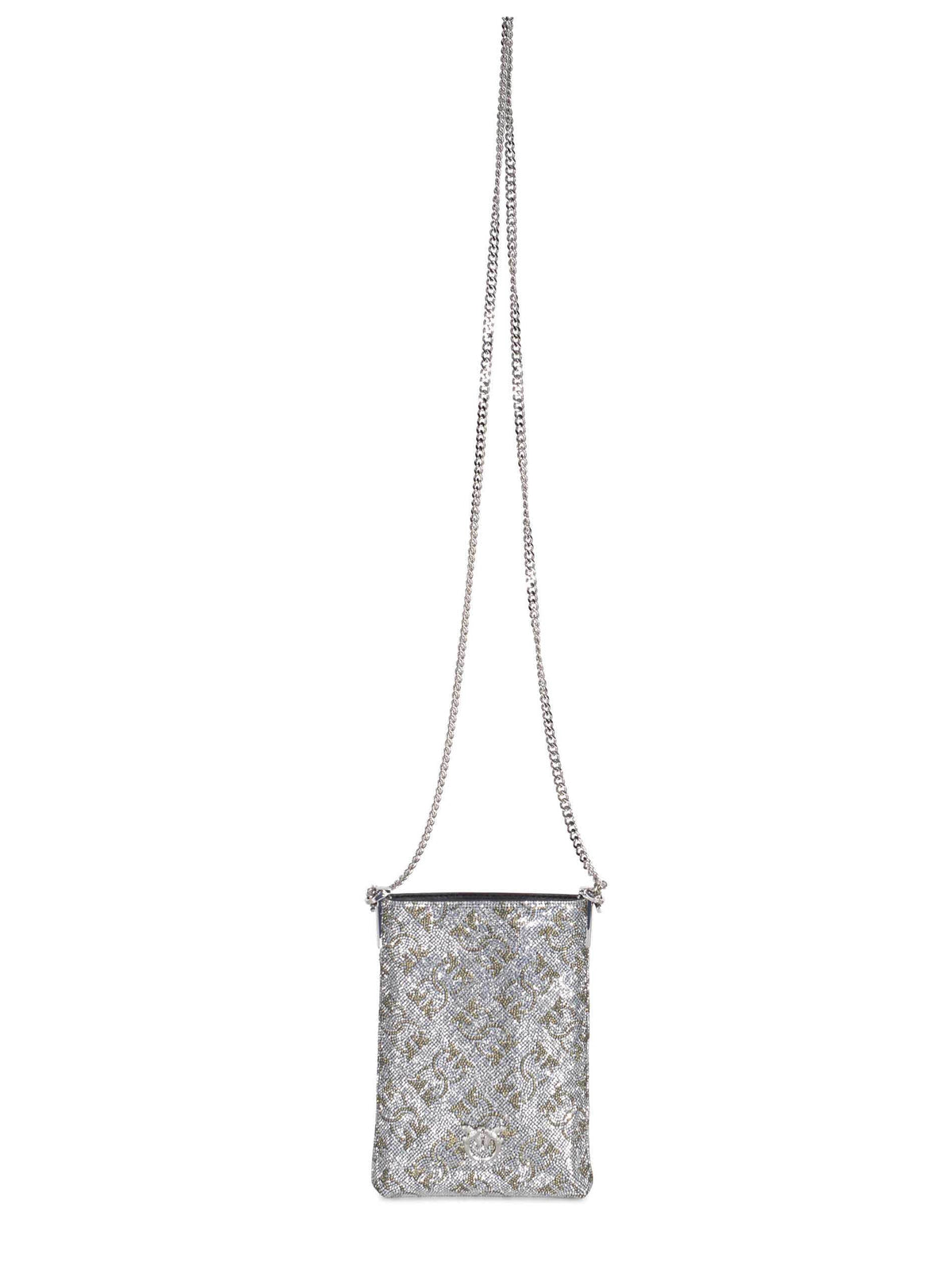 PINKO Cell Phone Holder 105358-A20D ZZFN Silver