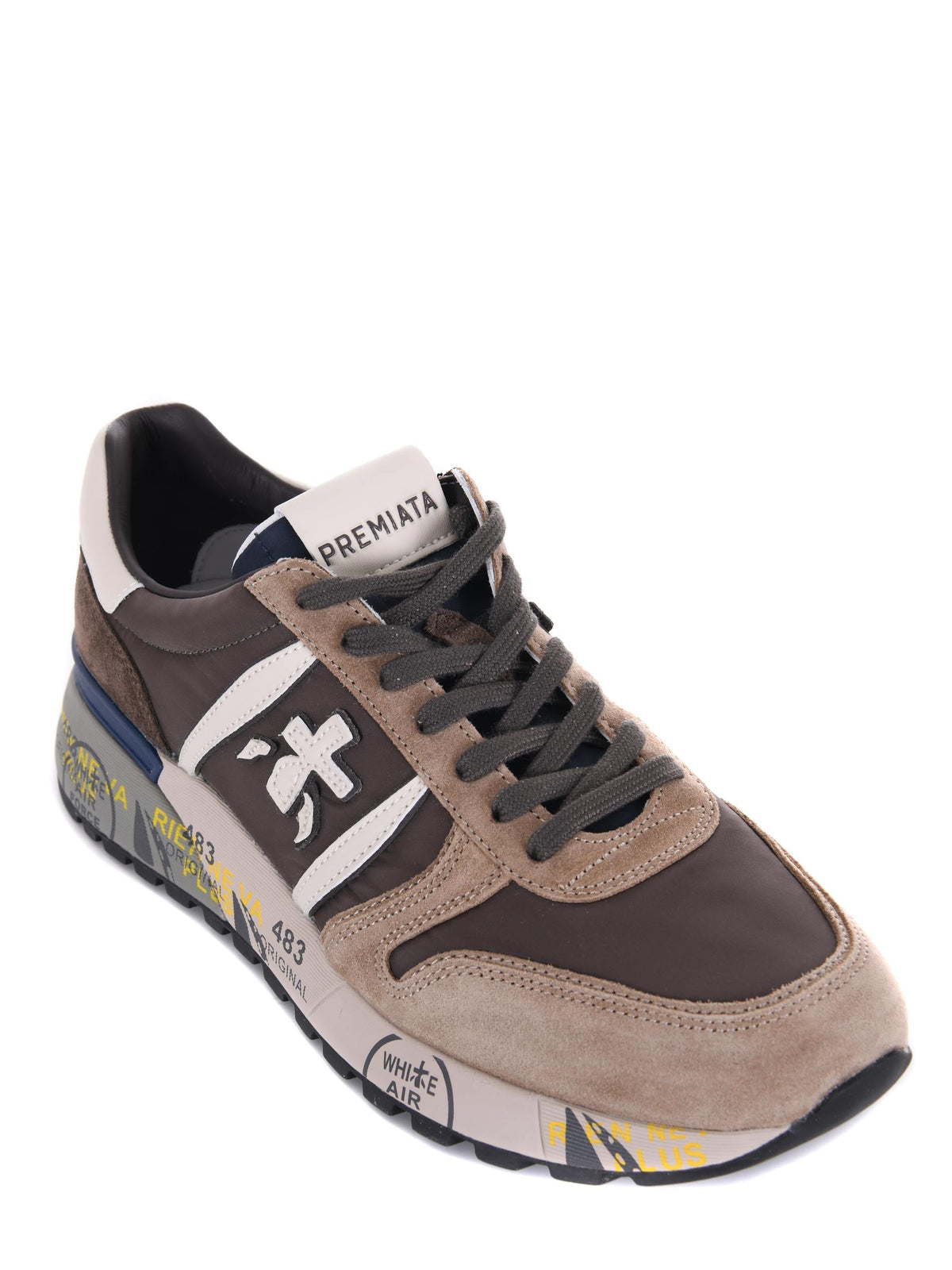 PREMIATA Sneakers LANDER 7704 Dove Grey/Brown