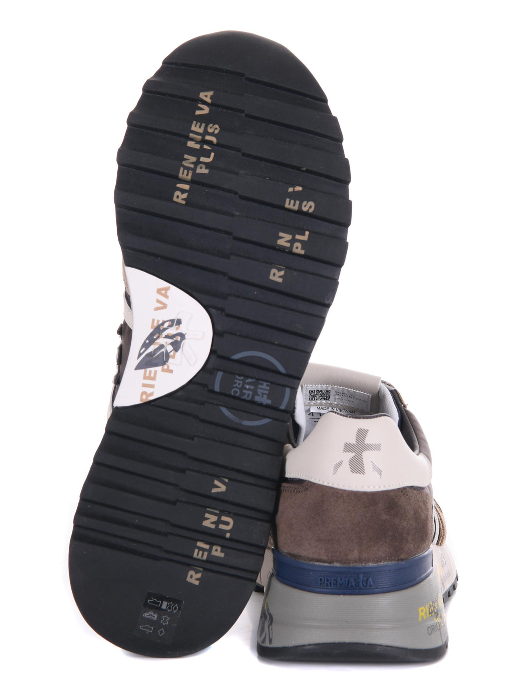 PREMIATA Sneakers LANDER 7704 Dove Grey/Brown
