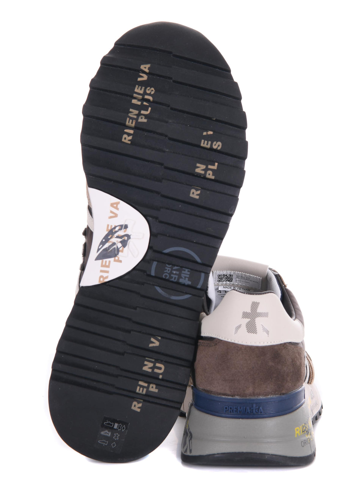 PREMIATA Sneakers LANDER 7704 Dove Grey/Brown