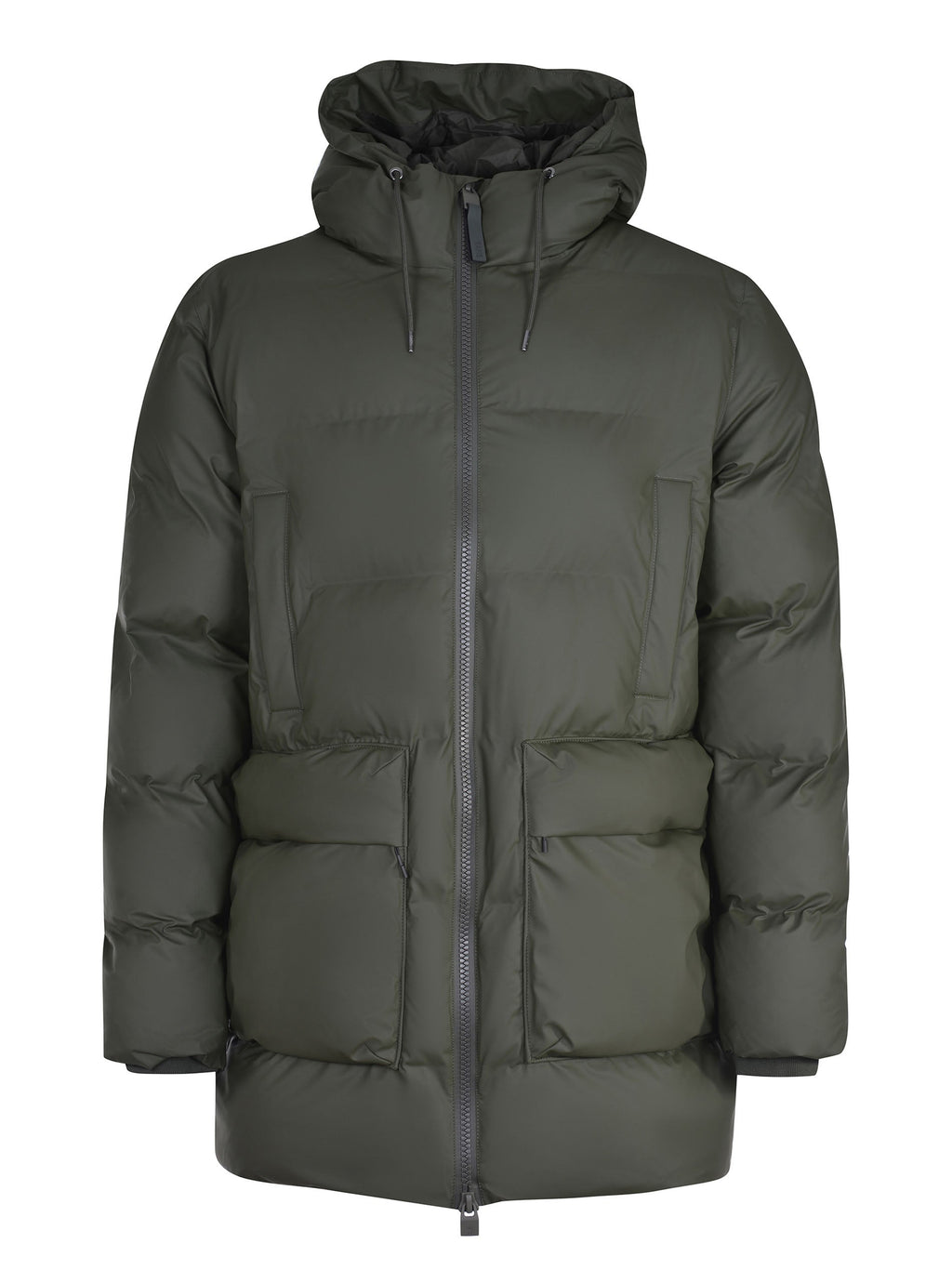 RAINS Down Jackets 15210 GREEN Military Green