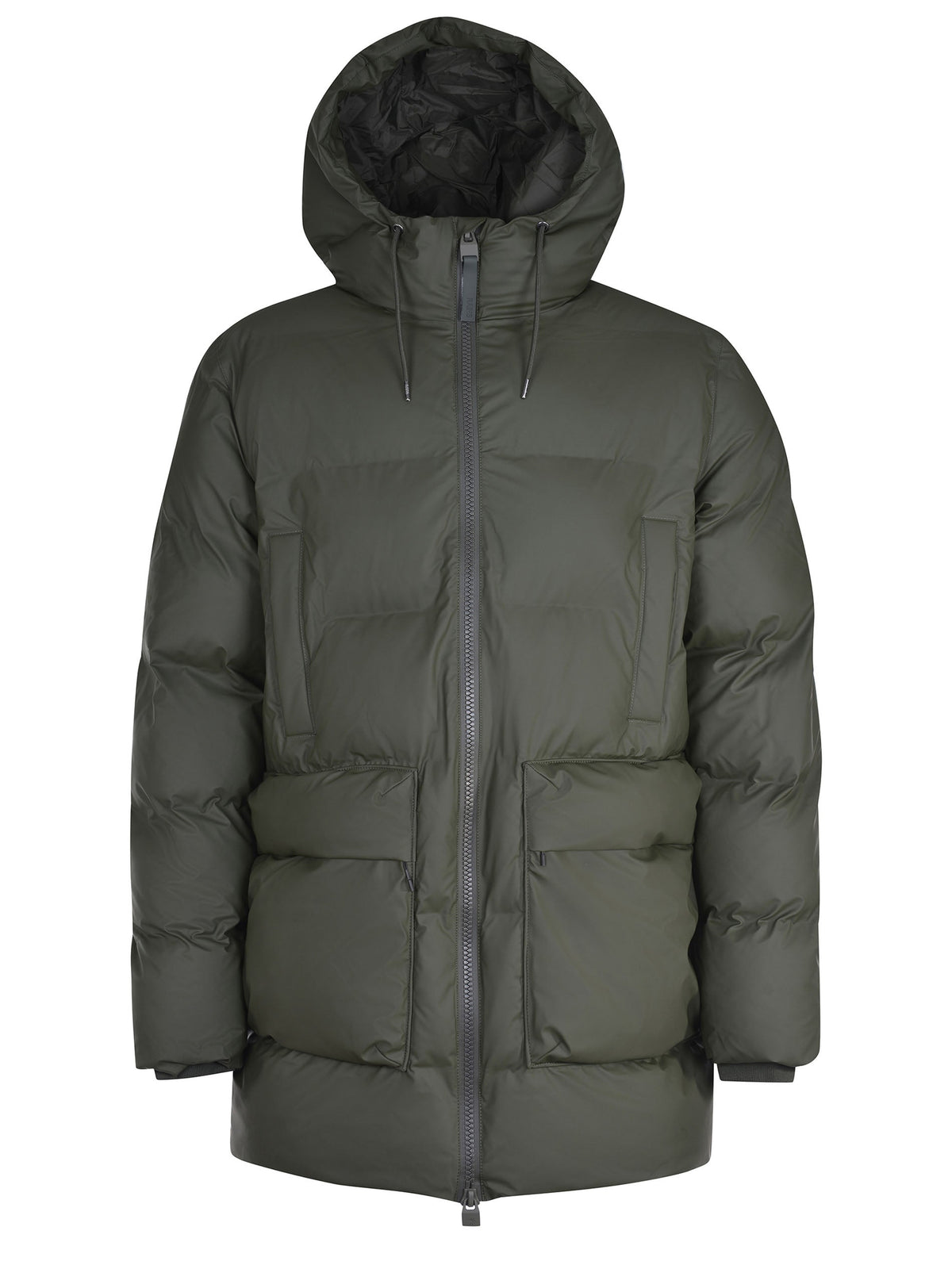 RAINS Down Jackets 15210 GREEN Military Green