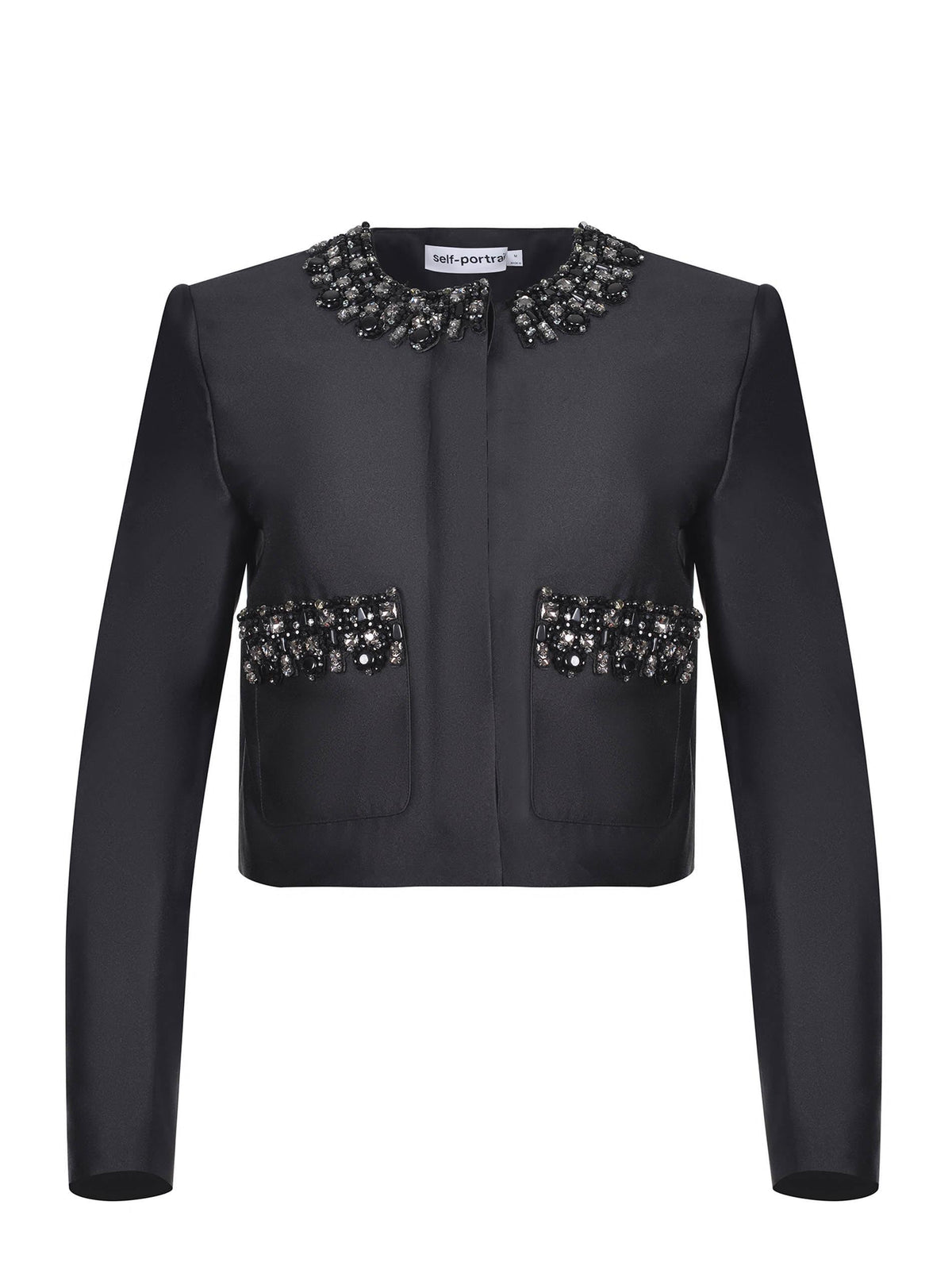 SELF-PORTRAIT Jackets AW25-061J BLACK Black