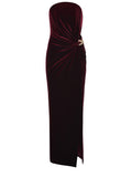 SELF-PORTRAIT Dresses AW25-128X BURGUNDY Burgundy