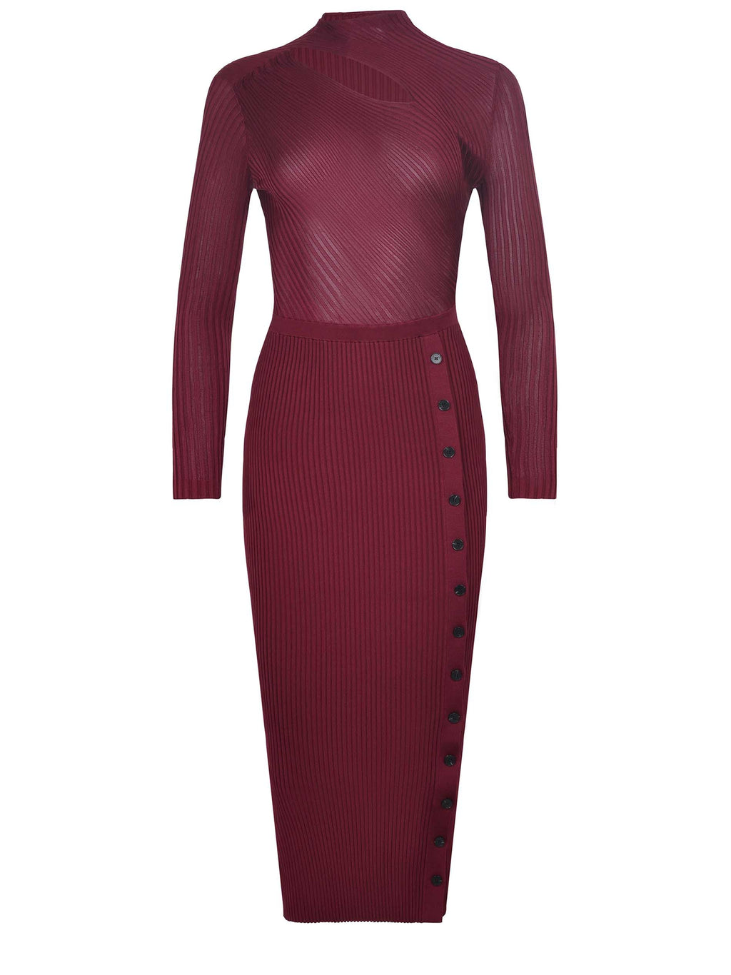 SELF-PORTRAIT Dresses PF25-080M BURGUNDY Burgundy