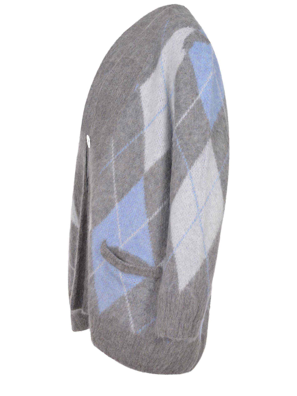 SOLOTRE Cardigan M3F0058 FV415 Grey