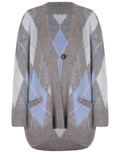 SOLOTRE Cardigan M3F0058 FV415 Grey