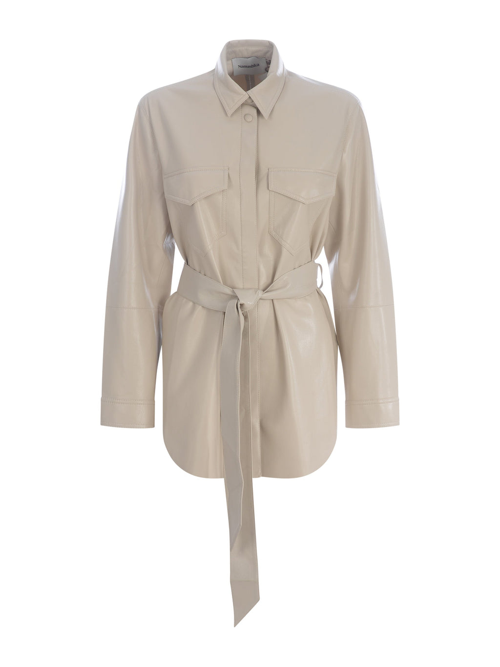 NANUSHKA Jackets CRSH00171 CREME Cream