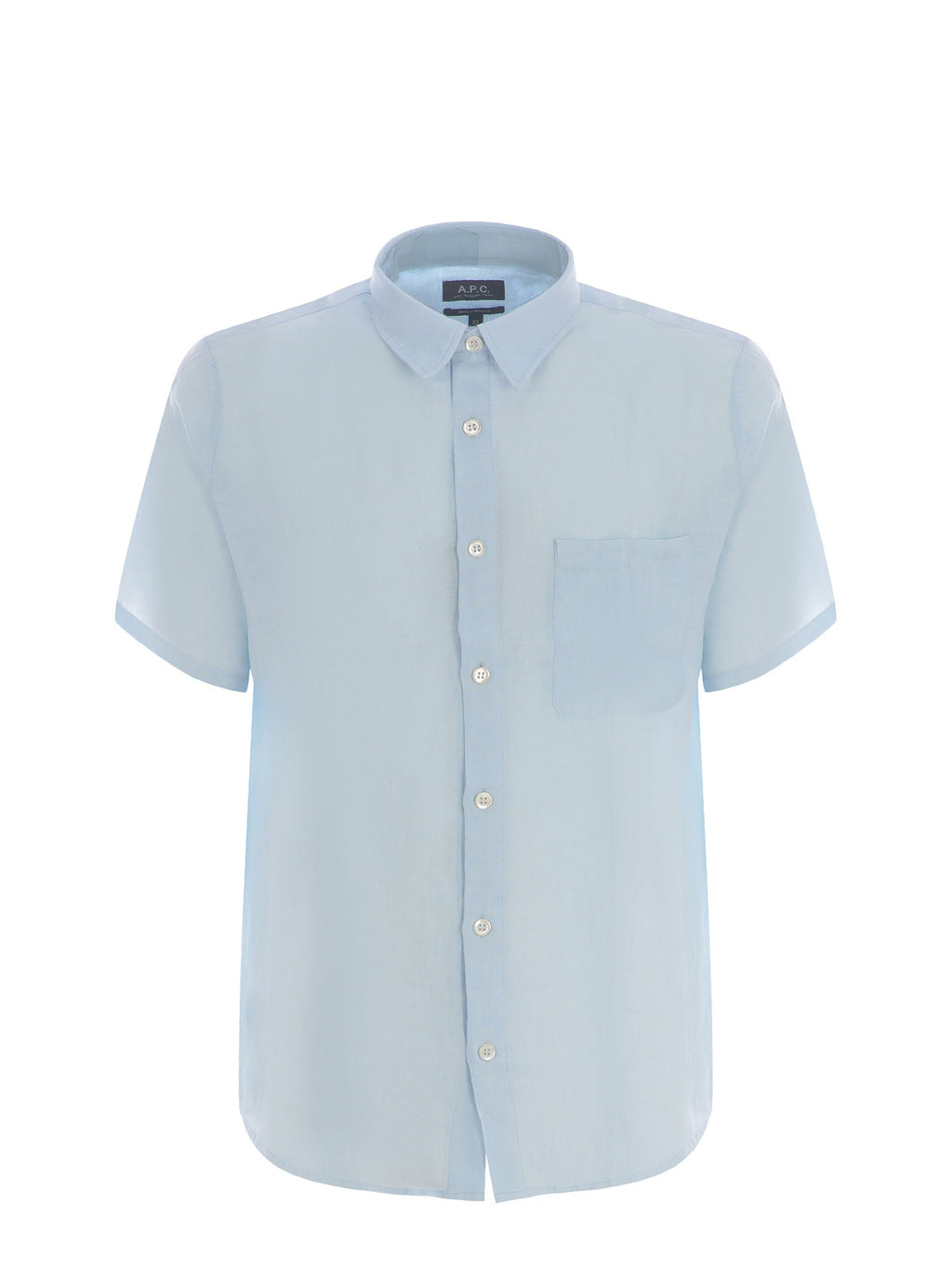 A.P.C. Shirts LIAEK-H12551 IAB Sky Blue