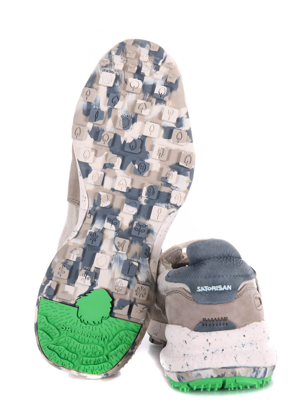 SATORISAN Sneakers CHACRONA LIGHTGREY Taupe/green