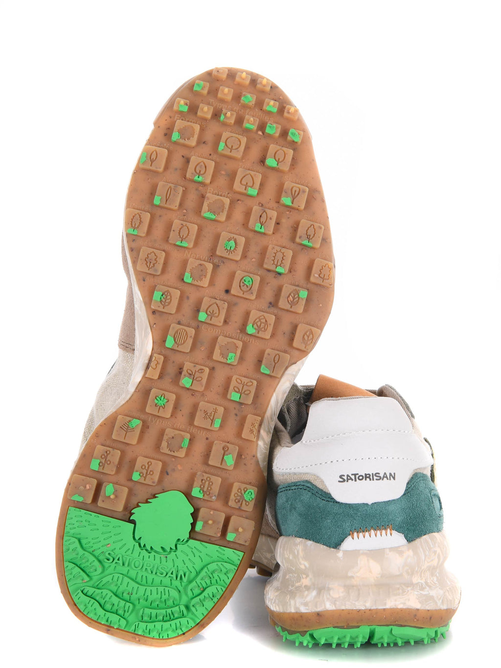 SATORISAN Sneakers CHACRONA URBANITE-GREEN Beige/Green