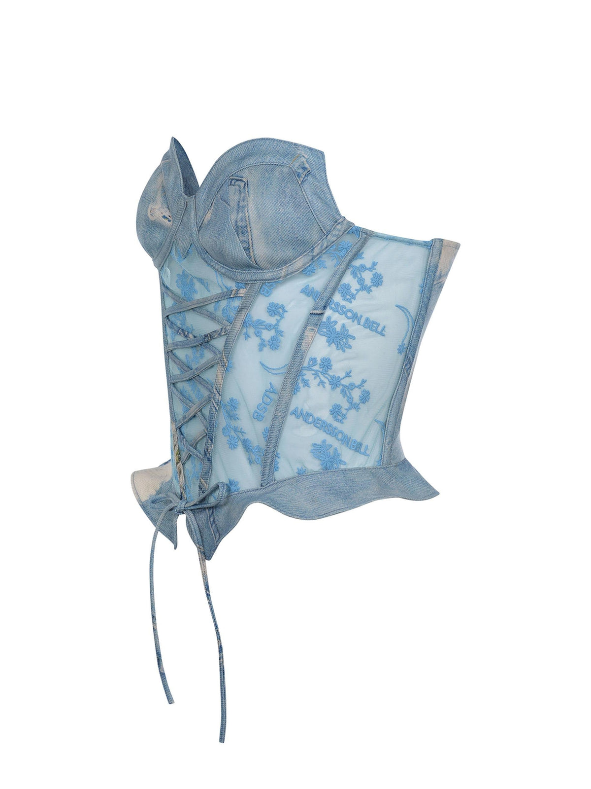 ANDERSSON BELL Bustier ATB1307W BLUE Celeste