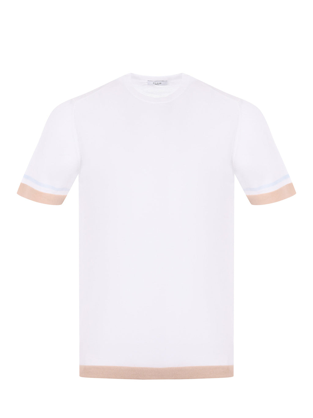 CLAQ T-shirt 0009 MILK WHITE Milk white