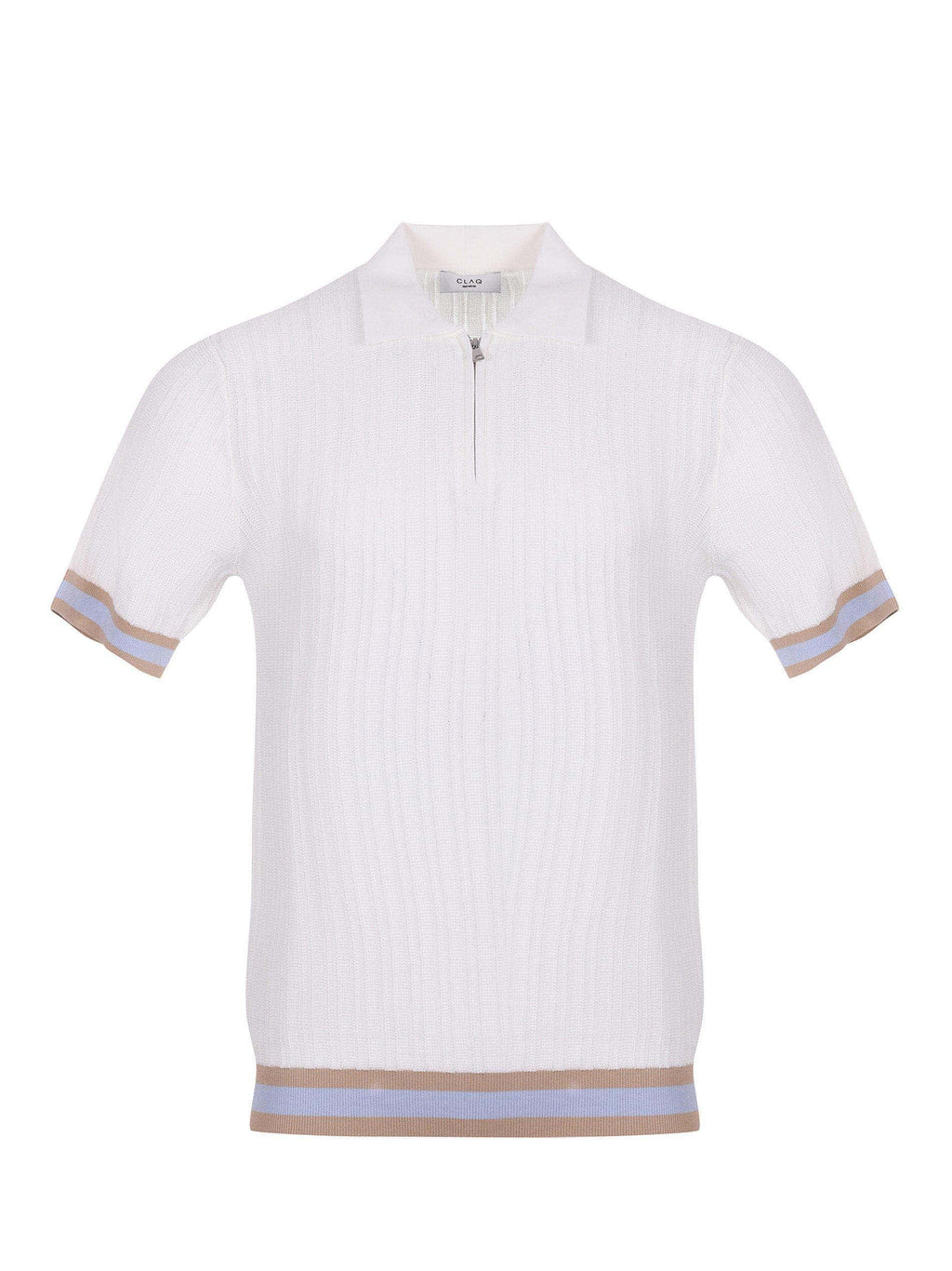 CLAQ Polo 0034 WHITE Milk white